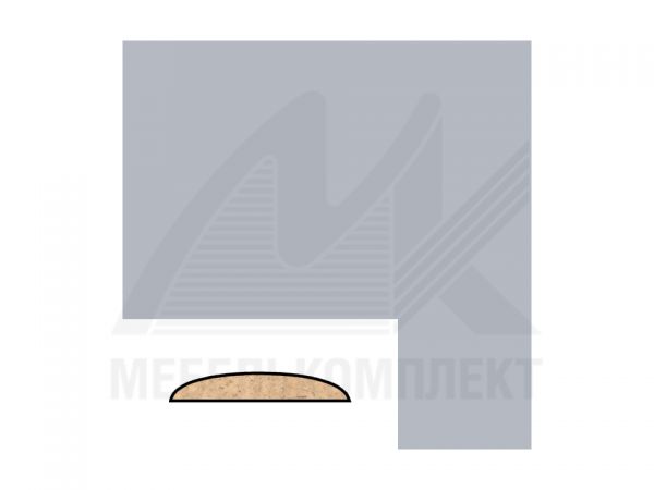 Планка профильная №38 01А0180110 ПВХ Алюминий 2,6/40 ст.асорт